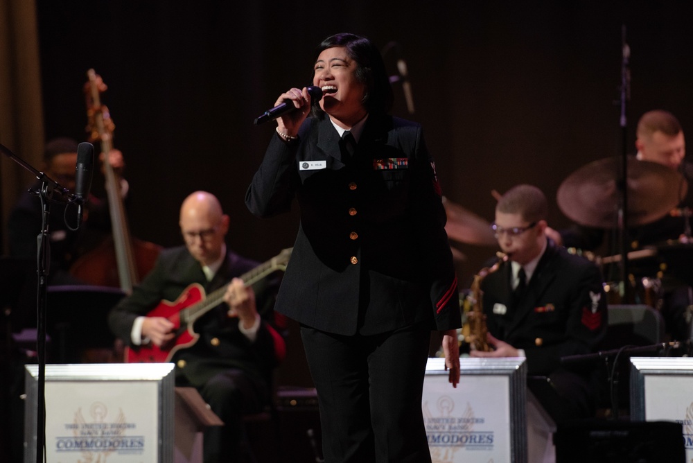 U.S. Navy Band Commodores perform in Millington, TN.
