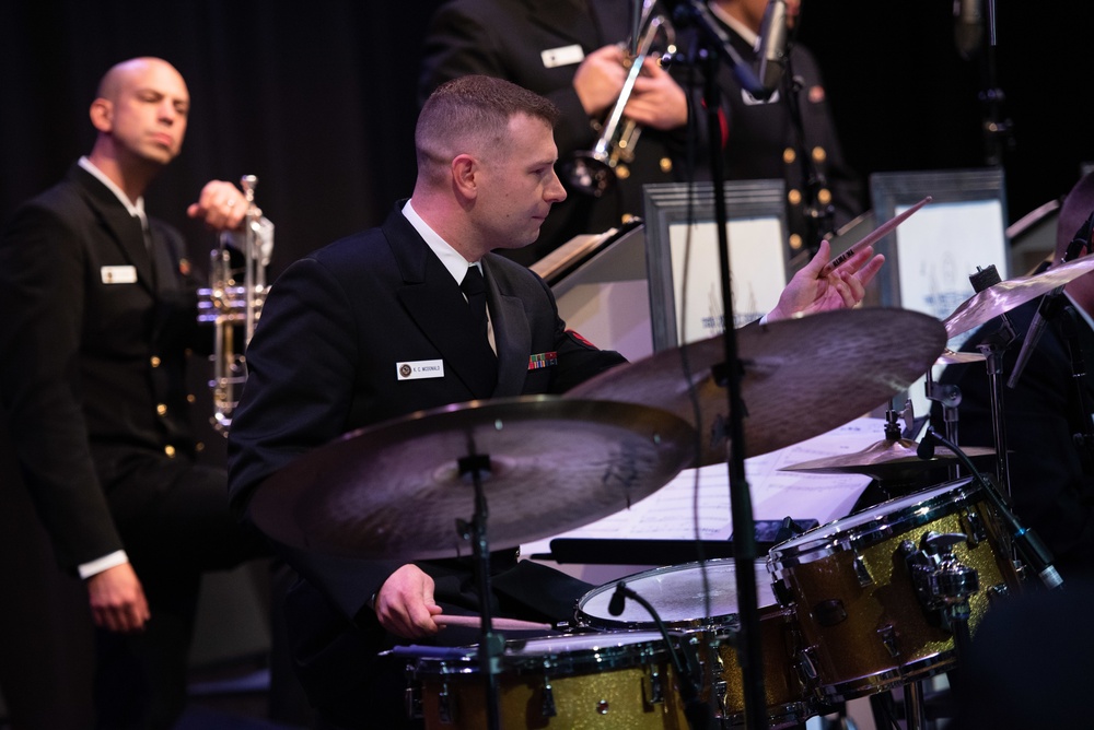 U.S. Navy Band Commodores perform in Millington, TN.