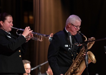 U.S. Navy Band Commodores perform in Millington, TN.