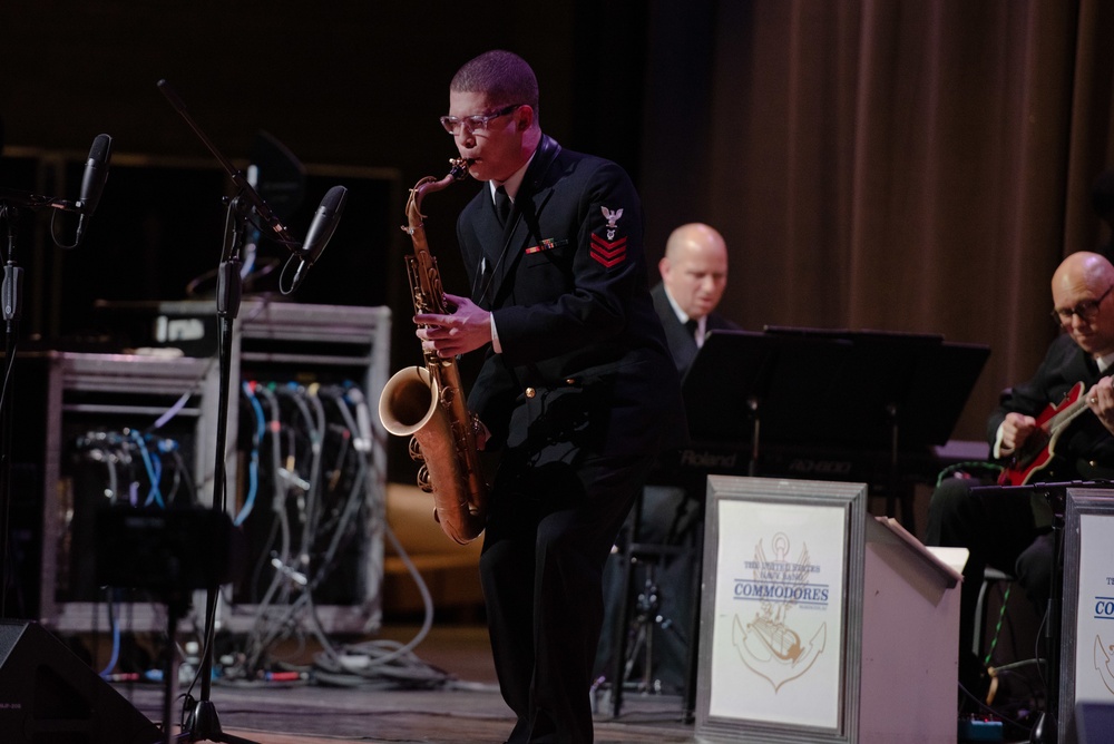 U.S. Navy Band Commodores perform in Millington, TN.