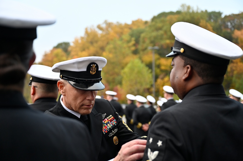 BUMED conducts uniform Inspection