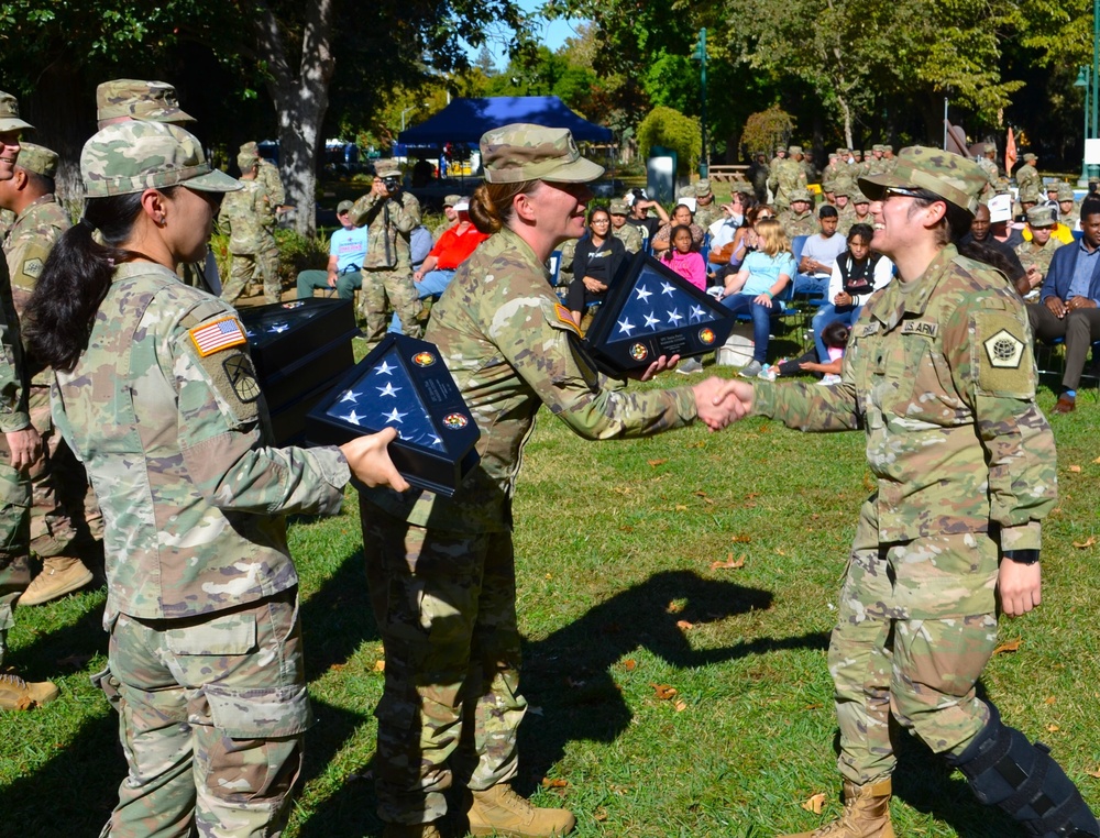 The 319th Signal Battalion conducts Welcome Home ceremony