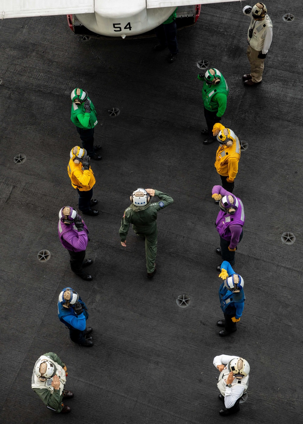 Secretary General of NATO visits George H.W. Bush Carrier Strike Group during Neptune Strike