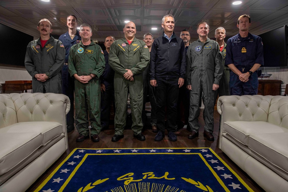 NATO Visits USS George H.W. Bush
