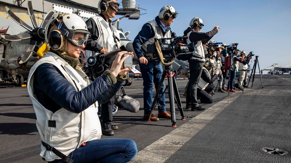 NATO Visits USS George H.W. Bush