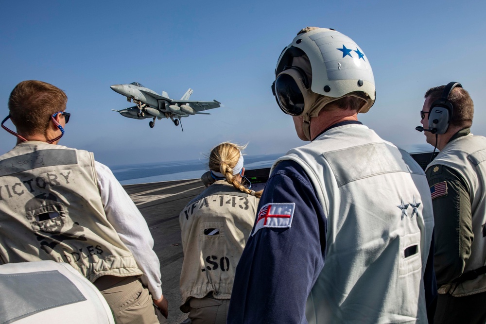 NATO Visits USS George H.W. Bush