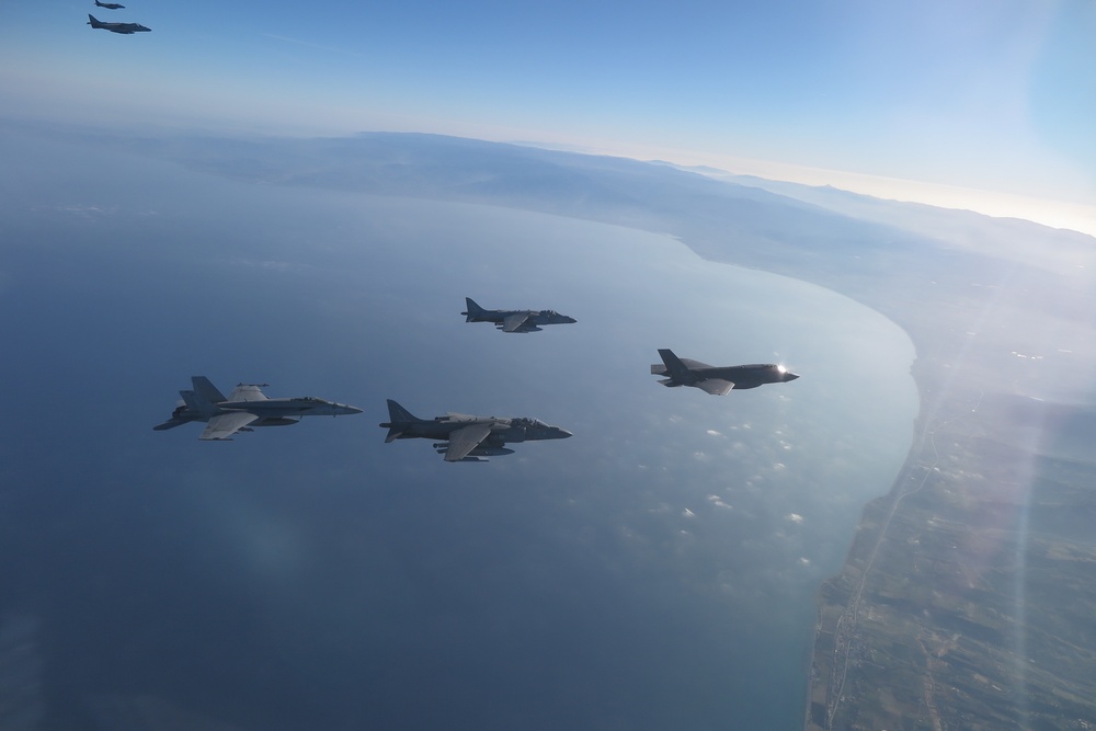 Strike Fighter Squadron (VFA) 136 participates in Mare Aperto