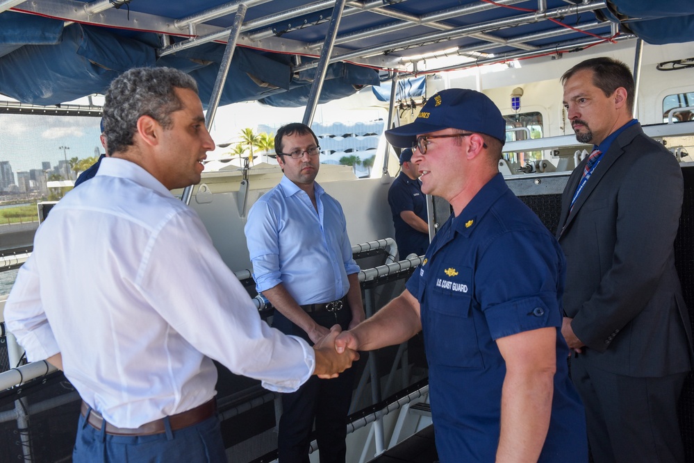 Under Secretary Robert Silvers visits U.S. Coast Guard at Base Miami Beach