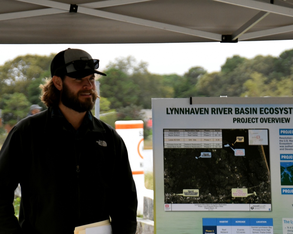 Lynnhaven River Eco project hosts Phase 2 - Reef event with Virginia senator