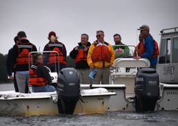 Lynnhaven River eco project hosts phase 2 - reef event with VIrginia senator