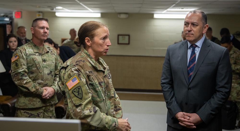 U.S. Army Undersecretary Visits Fort Riley SHARP Fusion Directorate