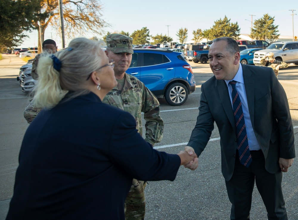 U.S. Army Undersecretary Visits Fort Riley SHARP Fusion Directorate