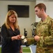 Mrs. Terrie Hecker, U.S Air Force in Europe and Air Forces Africa commanders spouse visits Aviano Air Base