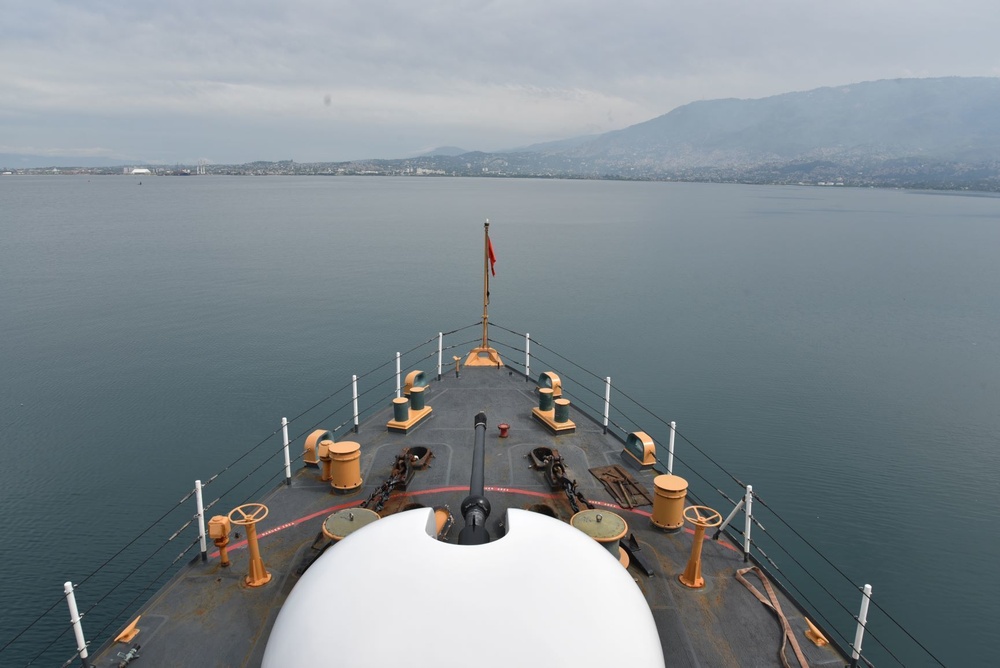 U.S. Coast Guard Cutter Northland (WMEC 904) patrols Port-au-Prince