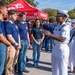 Navy Talent Acquisition Group San Antonio Supports Military Appreciation Football Game and Conducts Halftime Swear-In Ceremony