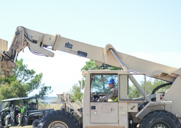 Rapid Port Opening Element FTX training includes Aerial Port of Embarkation operations