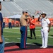 Navy Talent Acquisition Group San Antonio Supports Military Appreciation Football Game and Conducts Halftime Swear-In Ceremony