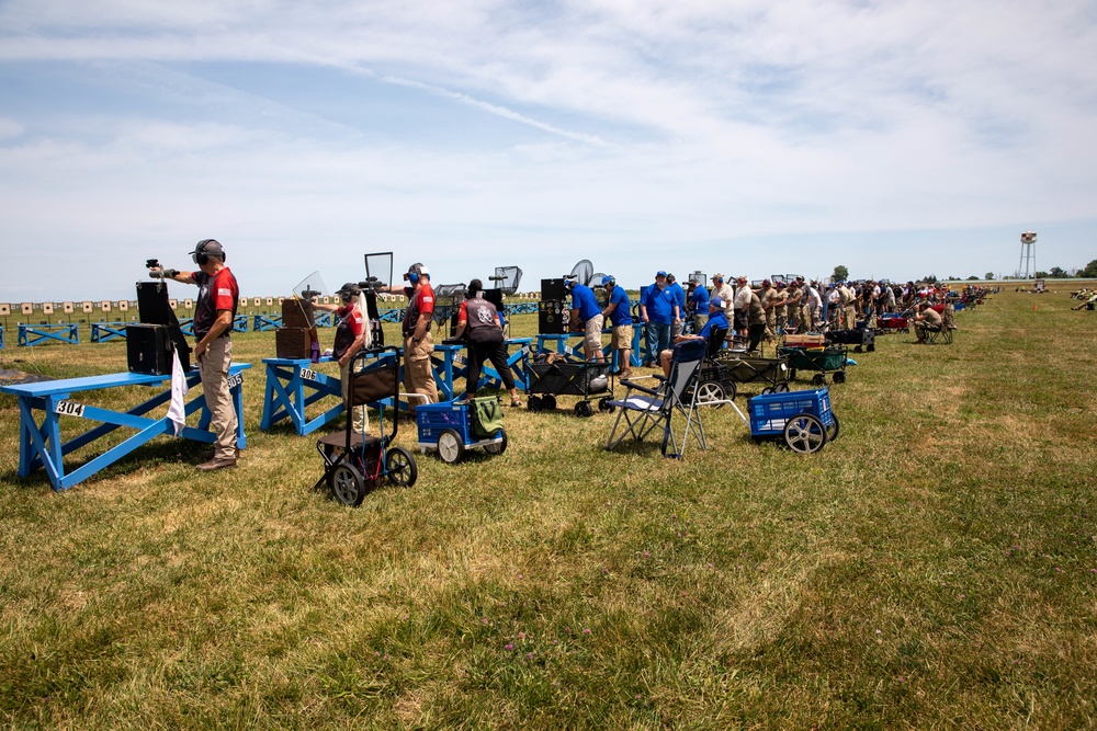 Soldiers Vie for Wins at Camp Perry's National Pistol Matches