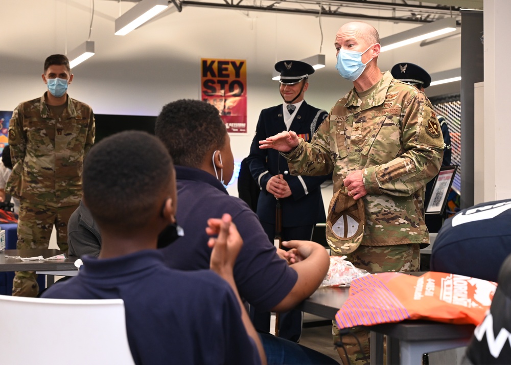 United States Air Force Honor Guard, JBAB inspires at Boys &amp; Girls Clubs of Greater Washington