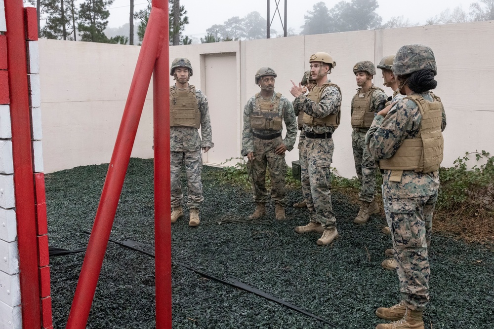 U.S. Marines conduct the Leadership Response Course