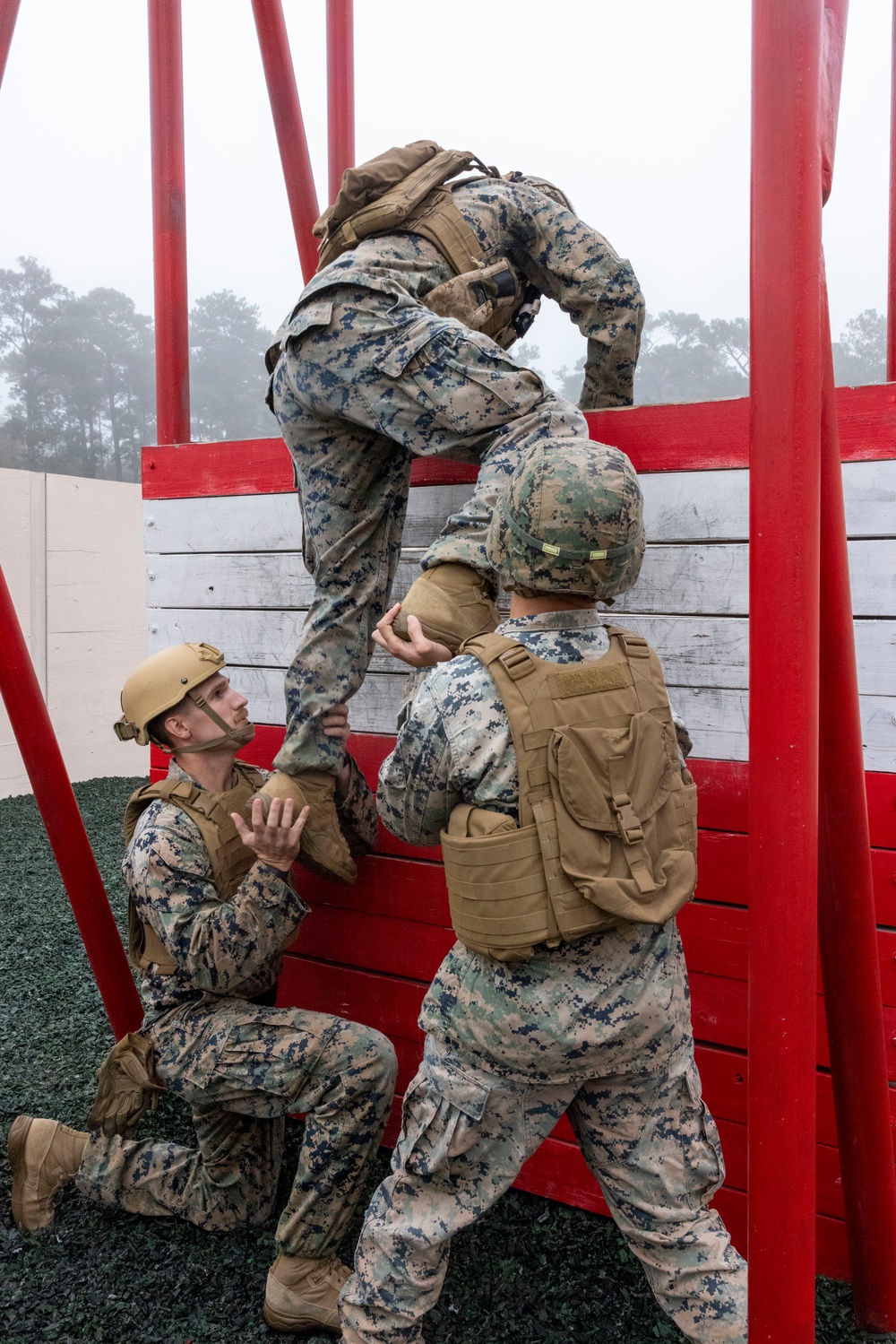 U.S. Marines conduct the Leadership Response Course