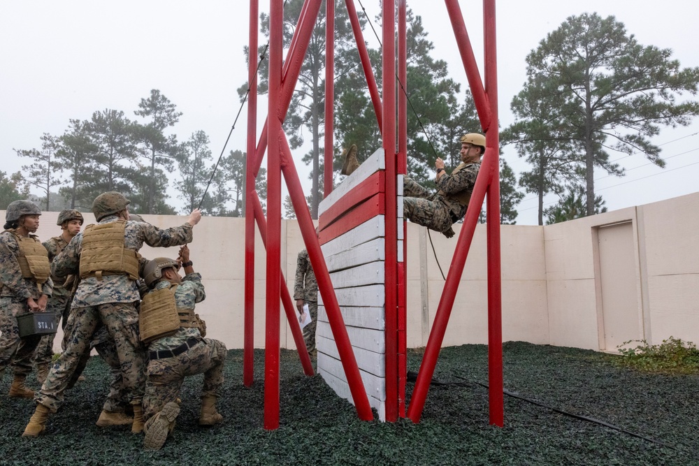 U.S. Marines conduct the Leadership Response Course