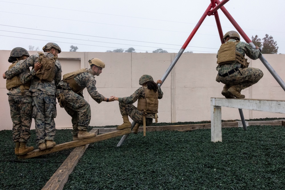 U.S. Marines conduct the Leadership Response Course