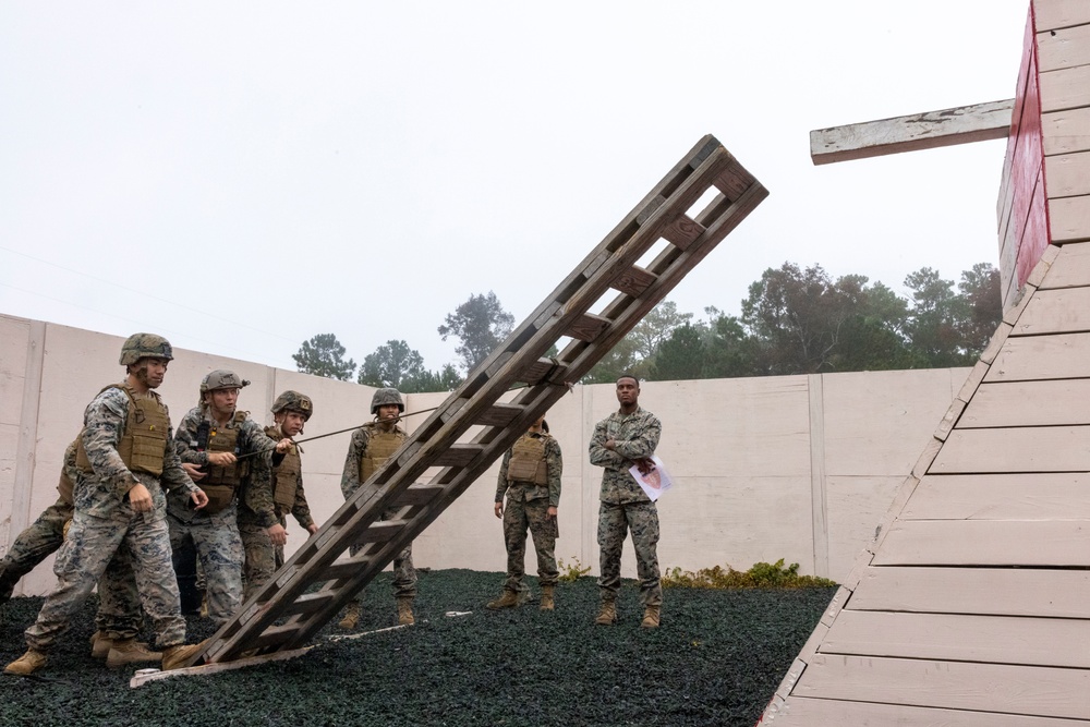 U.S. Marines conduct the Leadership Response Course