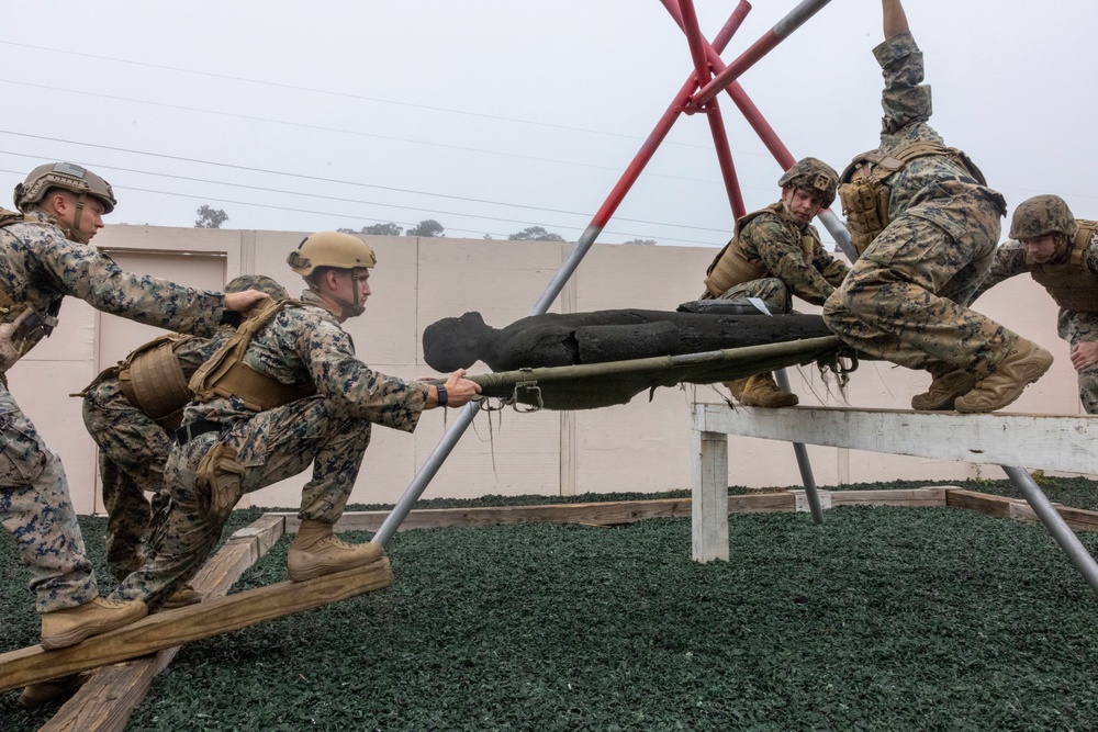 U.S. Marines conduct the Leadership Response Course