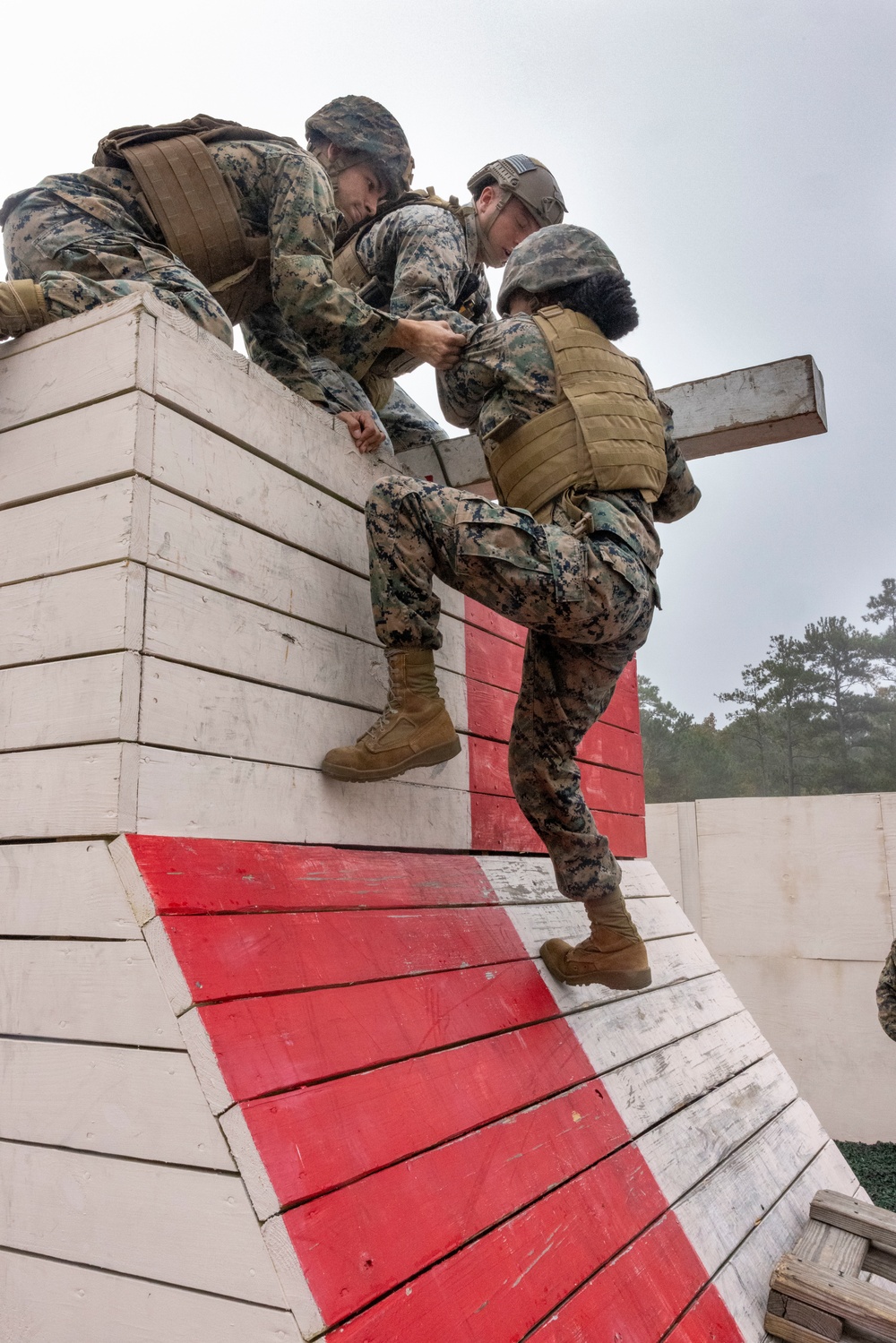 U.S. Marines conduct the Leadership Response Course