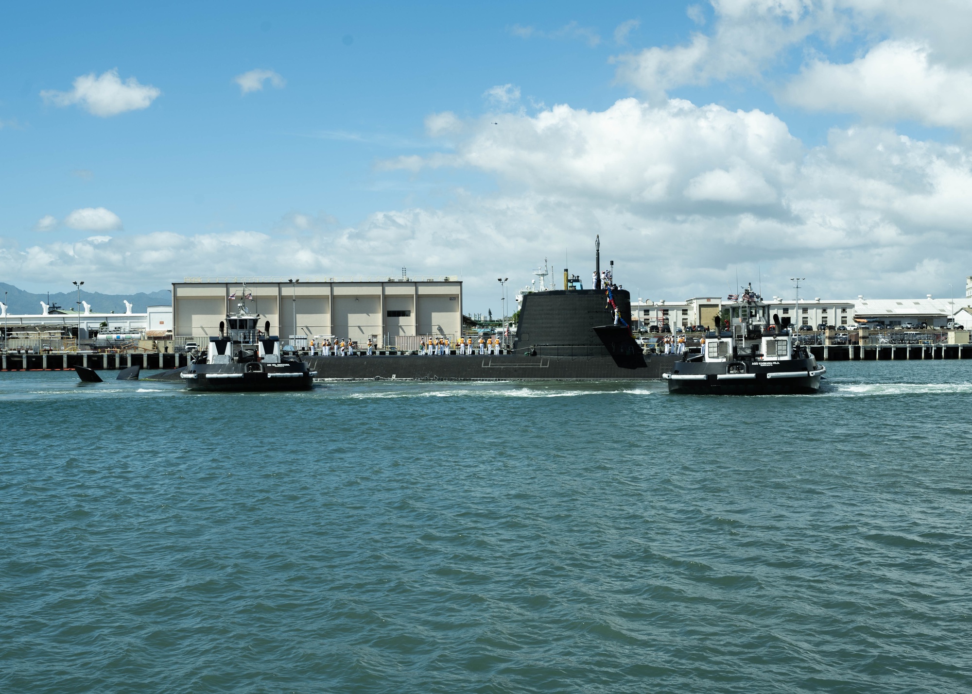 DVIDS - Images - JS Touryu (SS-512) Arrives at JBPHH [Image 2 of 6]