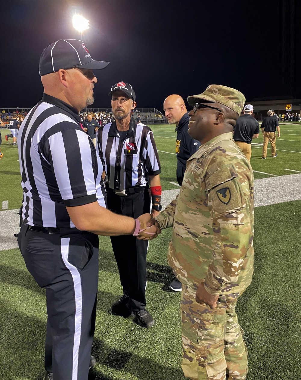 ASC CG conducts coin toss at Senior Night