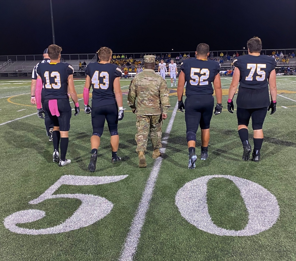 ASC CG conducts coin toss at Senior Night
