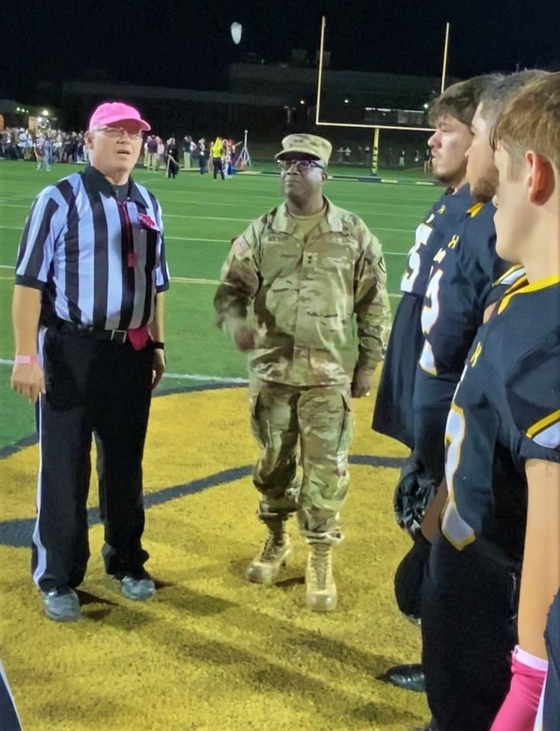 ASC CG conducts coin toss at Senior Night