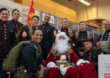 Media Advisory:  Marines in Dress Blues to Jump Out of Airplane with Santa Clause Delivering Toys to Military Children in Support of Toys for Tots 75th Anniversary
