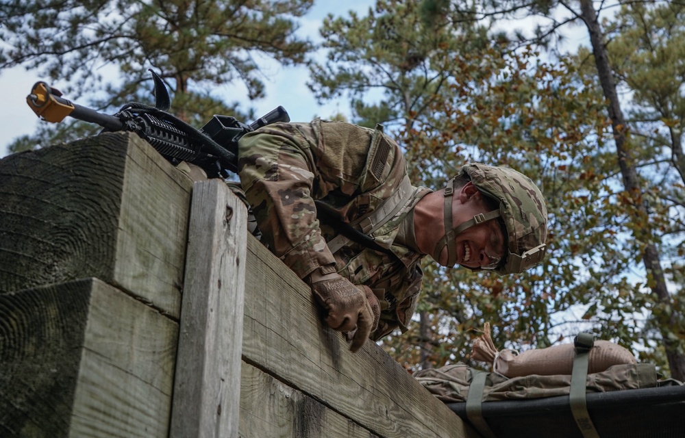 Soldiers compete in 44th Medical Brigade's Expert Field Medical Badge Competition