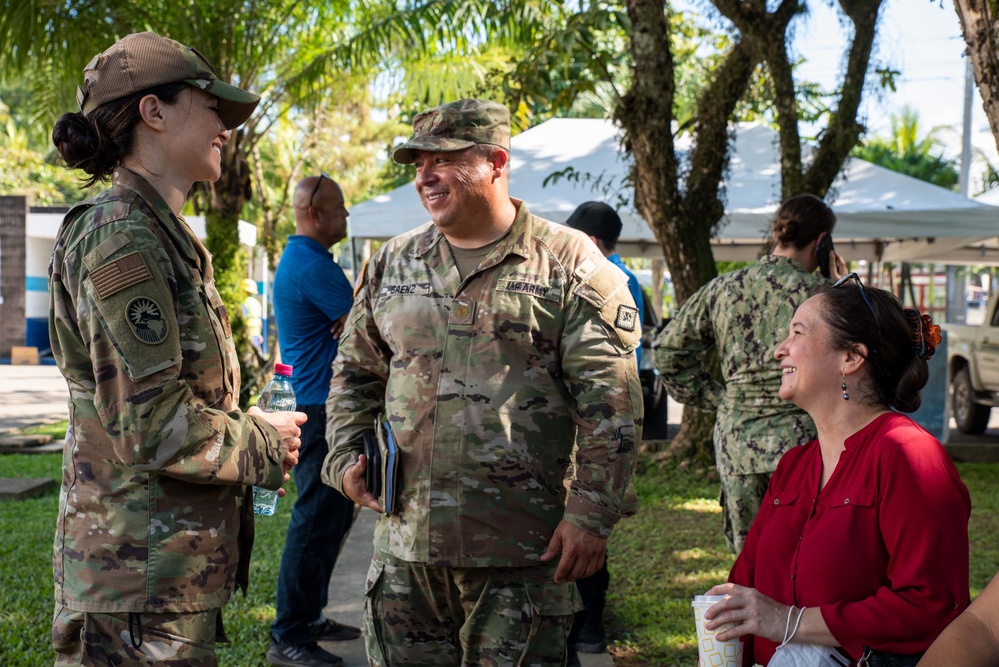 Arkansas Air National Guard members meet with Guatemala Ministry of Health and Civil Affairs