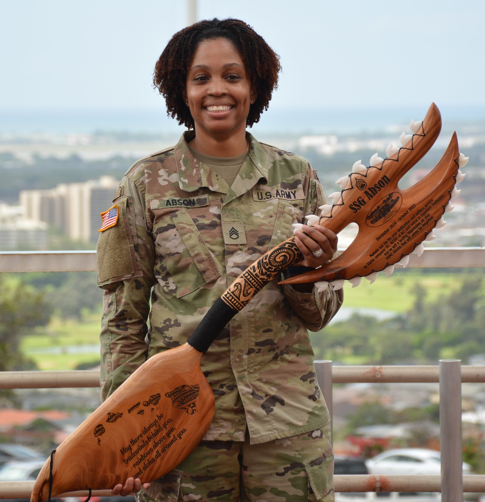 Staff Sgt. Taquesha Abson Re-enlistment