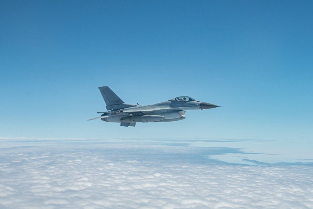 The 909th ARS supports Korea over the Pacific