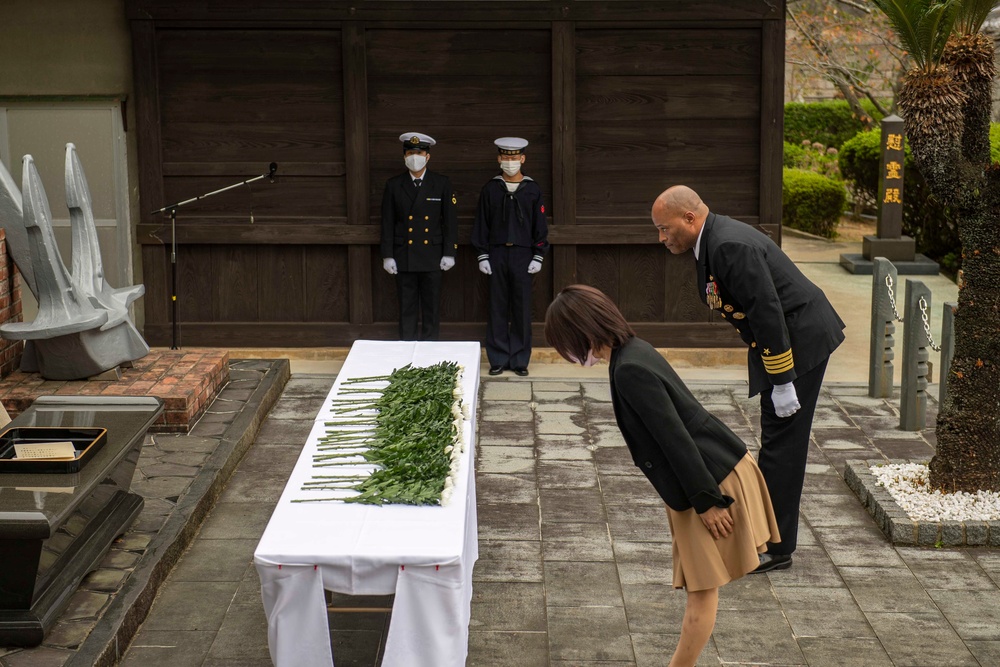 CFAS attends JMSDF Higashiyama Park Memorial