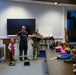 Belgian Schoolchildren visit Chievres Air Base Fire Department