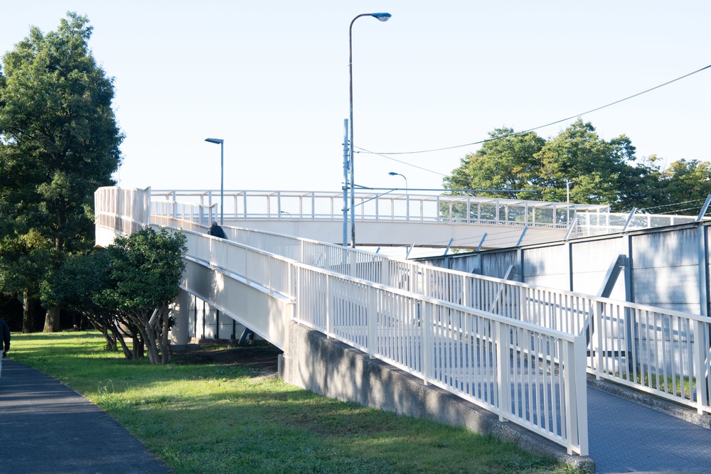 Pedestrian bridge reopens at Yokota Air Base