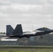 U.S. Air Force F-22 Raptors from the 90th Expeditionary Fighter Squadron participate in NATO’s Steadfast Noon