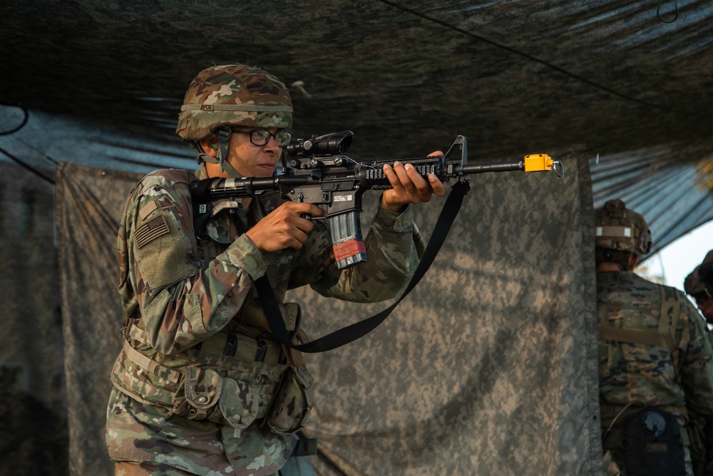 SETAF-AF Soldiers prepare For the Expert Soldier Badge Qualification.