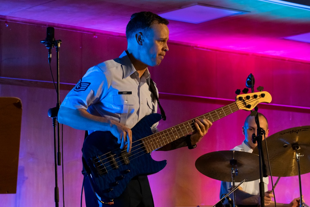 U.S. Air Forces Ambassadors Rock Band performs in Poland