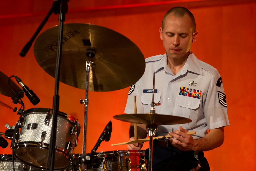 U.S. Air Forces Ambassadors Rock Band performs in Poland