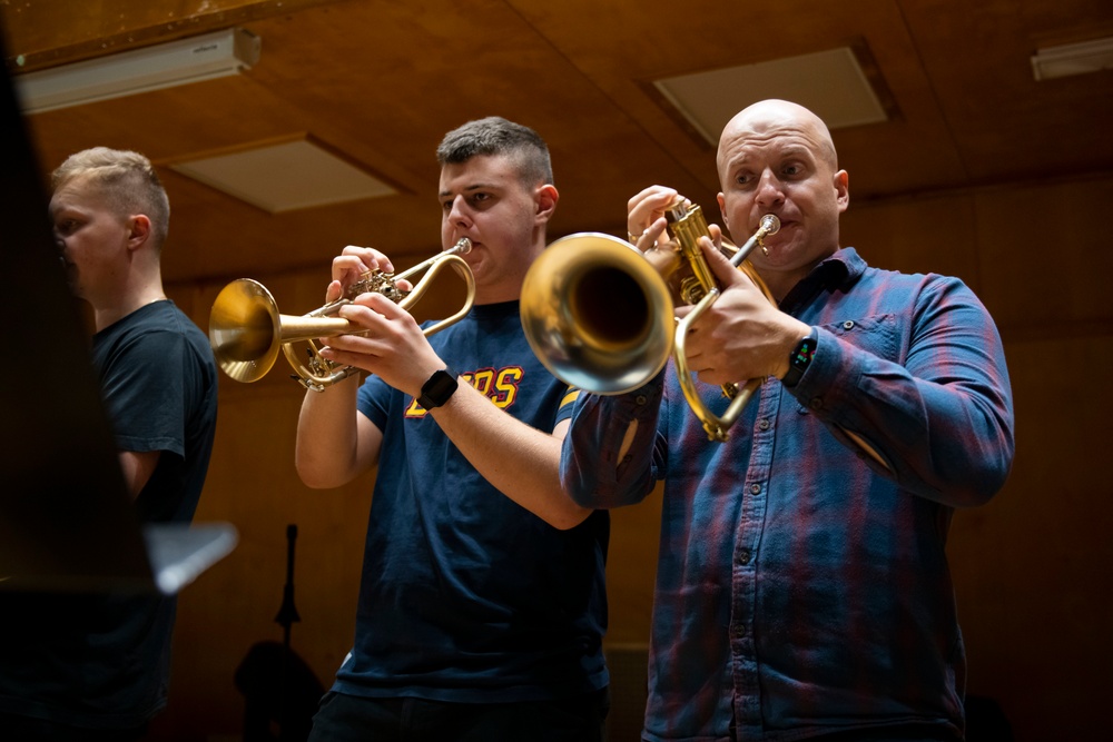 U.S. Air Forces Ambassadors Rock Band performs in Poland