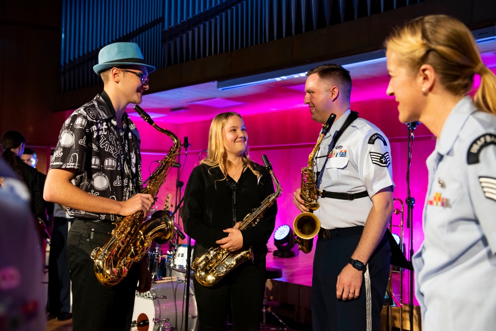 U.S. Air Forces Ambassadors Rock Band performs in Poland