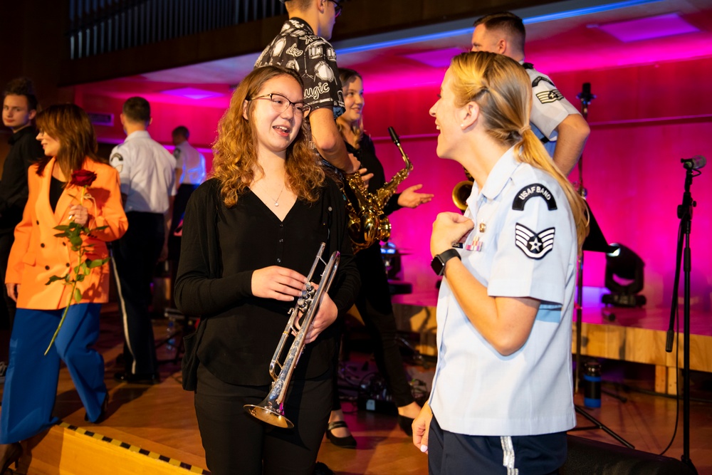 U.S. Air Forces Ambassadors Rock Band performs in Poland