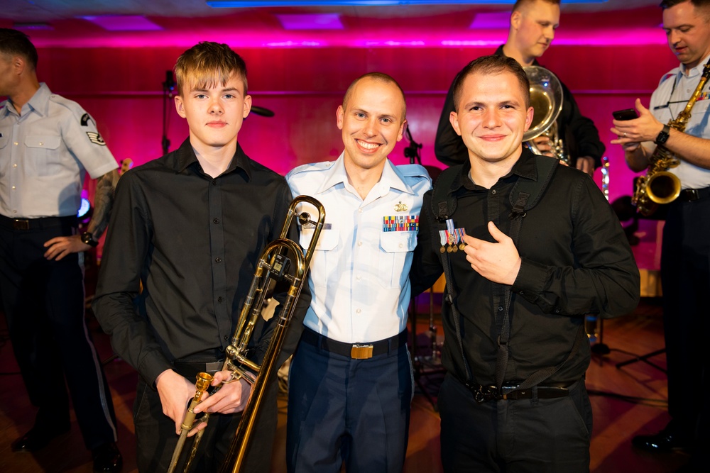 U.S. Air Forces Ambassadors Rock Band performs in Poland